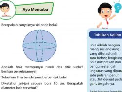 Sebutkan Lima Benda yang Berbentuk Bola Jawaban Soal Matematika Kelas 6