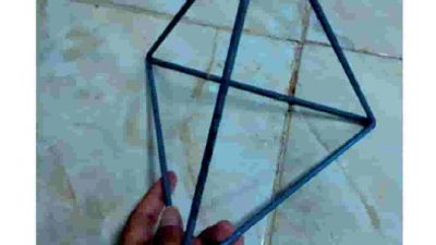 Siti Akan Membuat Kerangka Limas Segitiga Kerangka Ini Dibuat Dari Kawat Panjang Rusuk Tegaknya 15 cm