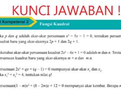 Tentukan Fungsi Kuadrat yang Grafiknya Memiliki Titik Puncak Pada Titik Koordinat (1, 5) Serta Melalui Titik Koordinat (0, 7)