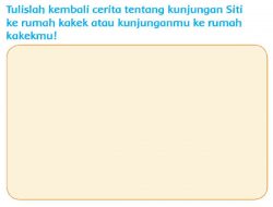 Tulislah Kembali Cerita Tentang Kunjungan Siti Ke Rumah Kakek Atau Kunjunganmu Ke Rumah Kakekmu