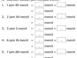 Ubahlah Satuan Jam Menjadi Menit 1 jam 45 Menit Jawaban Halaman 181 Tema 3 Kelas 3 SD