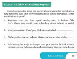 Wajahnya Keras dan Beku Seperti Dinding Batu Ia Berkata “Aku ikut” Makna Emotif yang Terkandung dalam Kalimat Ini Adalah