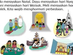 Jawaban Amati Kembali Teks Perayaan Hari Besar Agama Temukan Kalimat Saran dan Jelaskan Maksudnya Kelas 3 SD