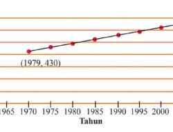 Banyaknya Laki-laki Berusia Lebih Dari 20 Tahun yang Bekerja di Suatu Provinsi Secara Linear Mulai Dari 1970 Sampai 2005