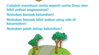 Cobalah Membuat Cerita Seperti Cerita Dayu dan Bibit Pohon Angsananya Jawaban Tema 4 Kelas 3 Halaman 146