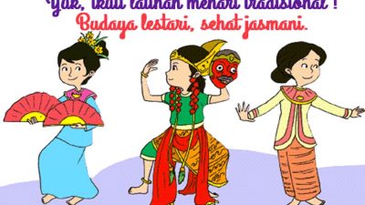Contoh Poster Ajakan Untuk Mengikuti Latihan Menari