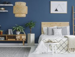 7 Dekorasi Kamar Warna Biru Putih Kombinasi Perpaduan Aesthetic