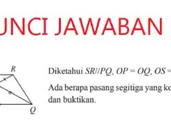 Diketahui SR//PQ OP = OQ OS = OR Ada Berapa Pasang Segitiga yang Kongruen Kelas 9