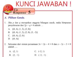Kunci Jawaban Matematika Kelas 8 Halaman 239 240 241 242 243 244 Semester 1 Beserta Caranya