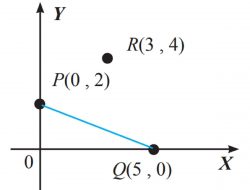 Titik P Q dan R Berturut-turut Berkoordinat di (0 2) (5 0) dan (3 4)