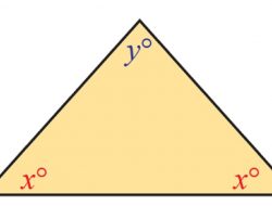 Ukuran Sudut Tumpul Pada Segitiga Sama Kaki di Samping Adalah Dua Setengah Kali Dari Besar Salah Satu Sudut Alasnya
