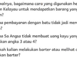 Apakah Menggunakan Uang Kayu Telah Menyelesaikan Persoalan di Hutan Kelayau Bahasa Indonesia Kelas 4