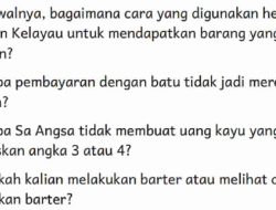 Mengapa Pembayaran dengan Batu Tidak Jadi Mereka Lakukan Bahasa Indonesia Kelas 4 Halaman 109