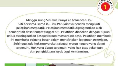 Hak-Hak Warga Negara Indonesia Ketentuan dalam UUD 1945 Kunci Jawaban Tema 6 Kelas 6 Halaman 48