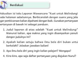 Kira-Kira Apa Saja Daftar Pertanyaan yang Diajukan Nurul Bahasa Indonesia Kelas 4 Halaman 89