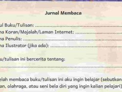 Kunci Jawaban Bahasa Indonesia Kelas 4 Halaman 101 Jurnal Membaca Menceritakan Tarian Bela Diri Badminton