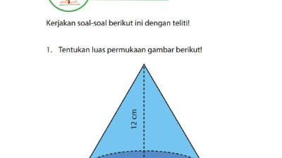 Kunci Jawaban Matematika Kelas 6 Halaman 121 122 Tentukan Luas Permukaan Gambar Berikut 12 cm 5 cm