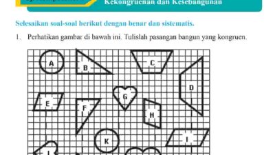 Kunci jawaban Matematika kelas 9 halaman 261 262 263 264 265 266 267 268 Uji Kompetensi 4 beserta caranya materi Semester 2