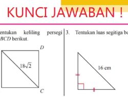 Keliling Persegi ABCD Berikut Tentukan Luas Segitiga Berikut