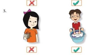 Beri Tanda Centang (√) Pada Gambar Kegiatan yang Waktunya Lebih Lama Halaman 9 Kelas 3 SD