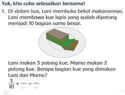 Jawab: Di Dalam Bus Lani Membuka Bekal Makanannya Halaman 139 Tema 5 Kelas 3