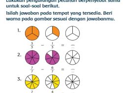 Isilah Jawaban Pada Tempat yang Tersedia Beri Warna Pada Gambar Sesuai dengan Jawabanmu Tema 5 Kelas 3 Halaman 199