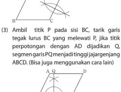 Jawaban Matematika Halaman 190 191 192 Bab 5 Kelas 7 Kurikulum Merdeka Perhatikan Jajargenjang ABCD di Bawah