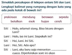Lengkapi Kalimat yang Rumpang dengan Kata yang Ada Pada Kotak Di Bawah Ini Halaman 155 Tema 5 Kelas 3 SD MI