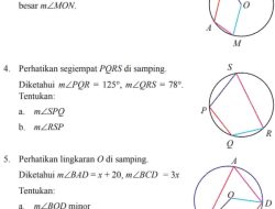 Diketahui m∠MAN Adalah 120° Tentukan Besar m∠MON