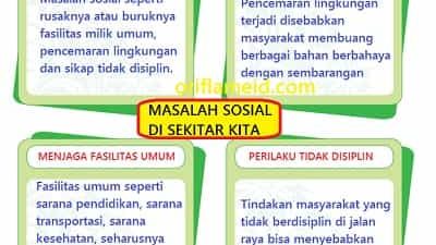 Pokok Pikiran dalam Setiap Paragraf Bacaan Masalah Sosial di Sekitar Kita Tema 6 Kelas 5