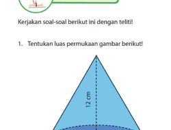 Wayan Akan Membuat Topi Ulang Tahun Berbentuk Kerucut Keliling Lingkaran Alas 56,52 cm