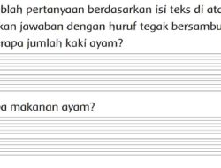 Berapa Jumlah Kaki Ayam? Apa Makanan Ayam Jawaban Tema 6 Kelas 2 Halaman 47