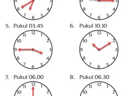 Perhatikan Gambar-Gambar Berikut Tentukan Letak Jarum Jam Untuk Waktu-Waktu Berikut Ini Jawaban Halaman 44 Kelas 3