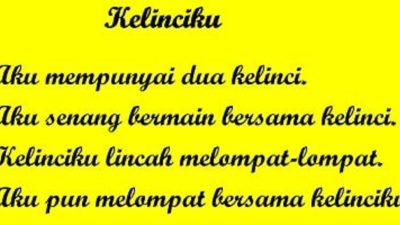 Tulislah Puisi Lani Tersebut dengan Huruf Tegak Bersambung Jawaban Tema 6 Kelas 2 Halaman 31
