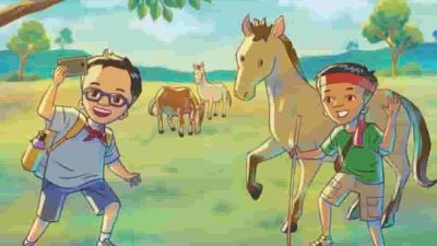Bagaimana Pendapat Kalian Tentang Ilustrasi Pada Cerita Ini Tentang Bertualang di Sabana Sumba