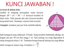 Budi Mengecat Tong sebanyak 14 Buah Tong Tersebut Berbentuk Tabung Terbuka dengan Jari-jari 50 cm dan Tinggi 1 m