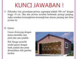 Luas Permukaan Prisma Segiempat Adalah 500 cm² dengan Tinggi 10 cm