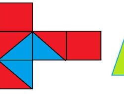 Gambar di Bawah Menunjukkan Sebuah Kubus dengan Panjang Rusuk 5 cm yang Dipotong