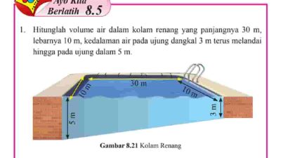 Kunci jawaban Matematika kelas 8 halaman 179 180 semester 2 Ayo Kita Berlatih 8.5 beserta caranya materi Bab 8 penjelasan lengkap