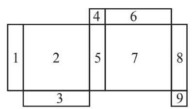 Perhatikan gambar Agar terbentuk jaring-jaring balok bidang yang harus dihilangkan bernomor