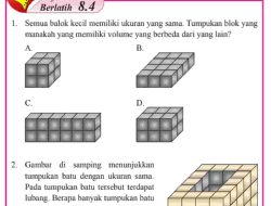 Kolam Berbentuk Balok Berukuran Panjang 5 m Lebar 3 m dan dalam 2 m Banyak Air Maksimal