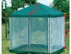 Sebuah Tenda Berbentuk Bangun Seperti Berikut Berapakah Luas Kain yang Digunakan