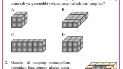 Tentukan volume kubus yang luas alasnya 49 cm² kunci jawaban Matematika kelas 8 halaman 165