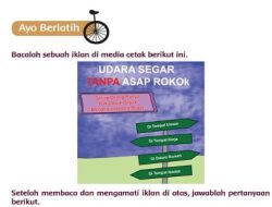 Bacalah Sebuah Iklan di Media Cetak Berikut Ini Udara Segar Tanpa Asap Rokok Halaman 124