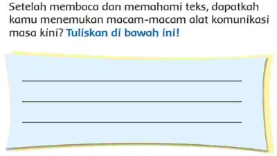 Dapatkah Kamu Menemukan Macam-Macam Alat Komunikasi Masa Kini Jawaban Tema 7 Kelas 3 Halaman 162