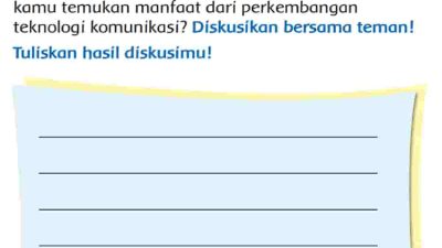 Dapatkah Kamu Temukan Manfaat Dari Perkembangan Teknologi Komunikasi Kunci Jawaban Tema 7 Kelas 3 Halaman 152