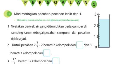 Kemarin keluarga Tarmin menghabiskan air minum sebanyak 1 35 l di pagi hari dan 45 l di sore hari