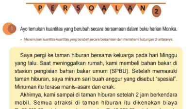 Kunci jawaban Matematika kelas 4 halaman 110 Persoalan 2 beserta caranya pada buku kurikulum merdeka volume 2 materi Bab 19