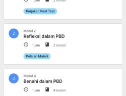 Kunci Jawaban Post Test Modul 1 Identifikasi dalam PBD Soal PMM