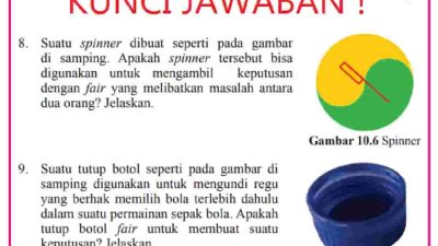 Suatu tutup botol seperti pada gambar di samping digunakan untuk mengundi regu yang berhak memilih bola terlebih dahulu